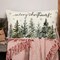 Christmas Trees Lumbar Pillow Cover 12x20 Inches Snowflakes Xmas Farmhouse Decorations Winter Holiday Decor Throw Cushion Case for Home Couch Polyester Linen S23C25